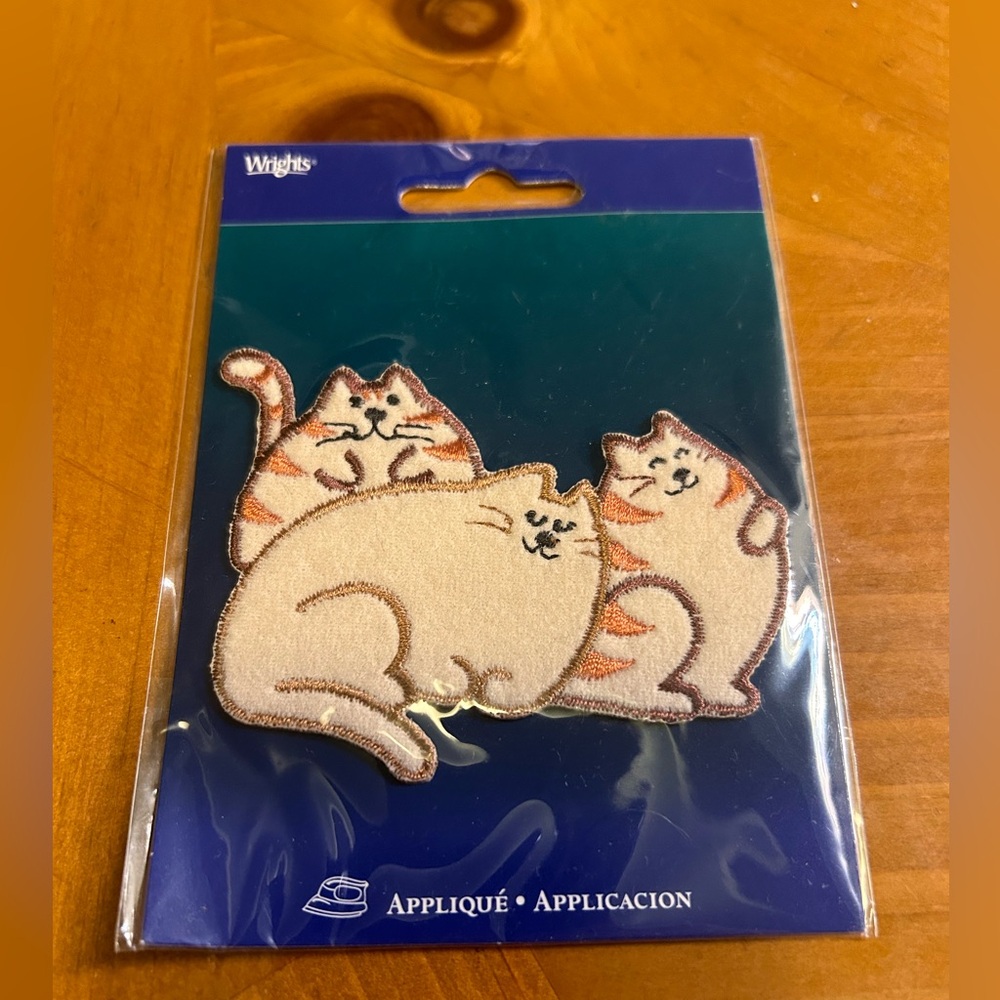 Wright 3 Fat Cat Iron on Patch